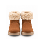 Women's Chestnut Fleece-Cuff Winter Boots