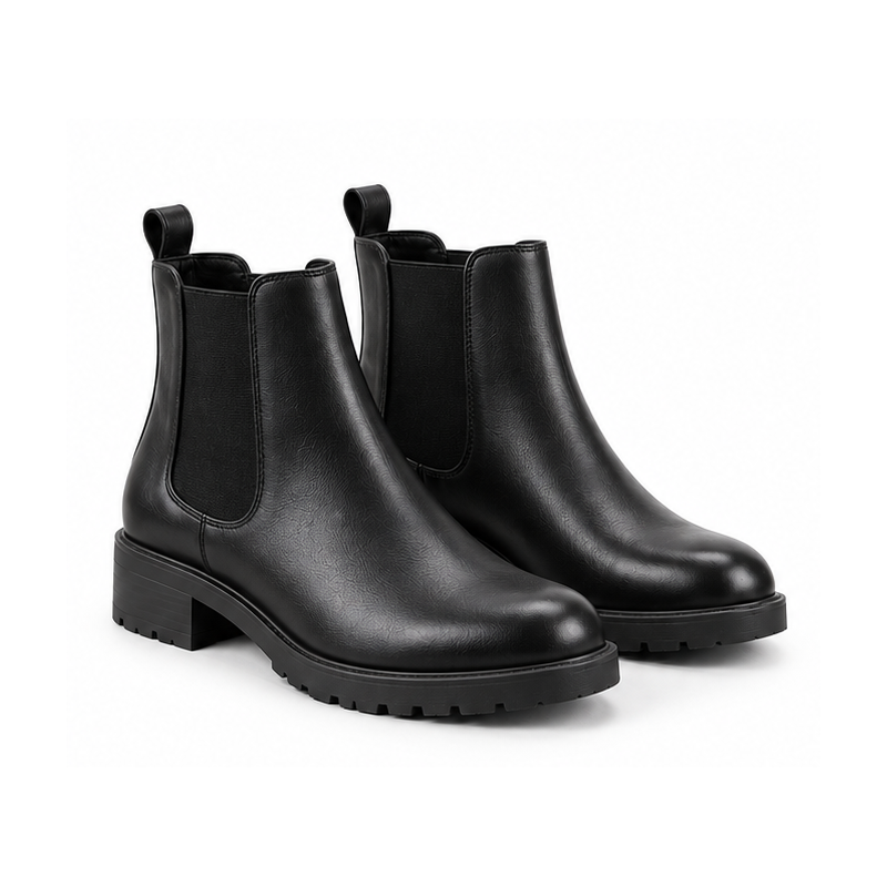 Women's Classic Black Chelsea Boots